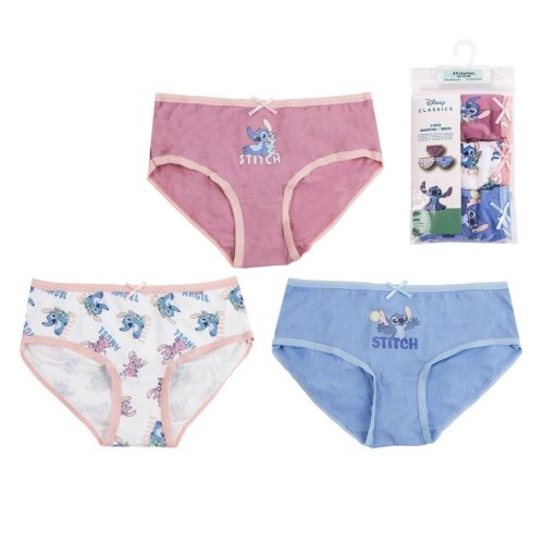 Disney Lilo și Stitch Scrump lenjerie pentru copii, chiloți 3 bucăți/pachet 4 - 5 ani / 104 - 110 cm
