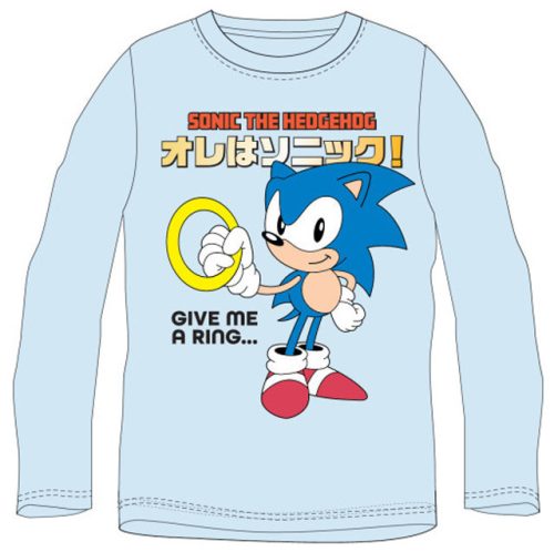Sonic Ariciul Ring Tricou cu mânecă lungă pentru copii , top 116 cm