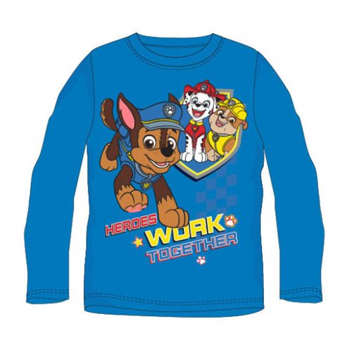 Patrula Cățelușilor Work Together tricou copil cu mânecă lungă 116 cm
