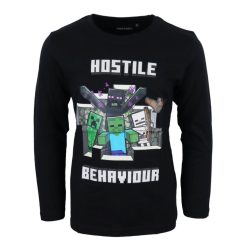 Minecraft tricou cu mâneci lungi pentru copii, top 8 ani