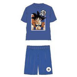 Dragon Ball Saiyan Blue pijamale scurte copii 7 ani / 122 cm