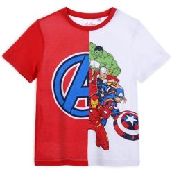 Avengers Team Red tricou scurt pentru copii, 10 ani / 140 cm