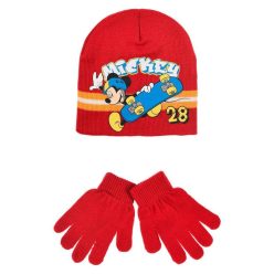   Disney Mickey  Set de pălărie + mănuși pentru copii Skate 52 cm
