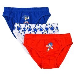   Sonic Ariciul Gotta Go lenjerie de corp pentru copii, chiloți 3 bucăți/pachet 3 - 4 ani / 98 - 104 cm