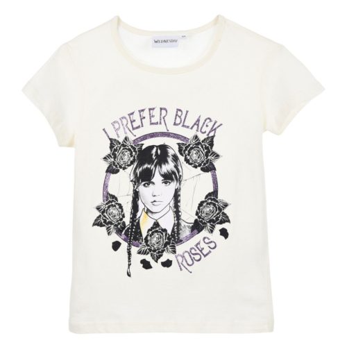 Wednesday Black Roses tricou lung pentru copii, vârsta de 6 ani