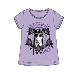 Wednesday Black Roses tricou lung pentru copii, top 8 ani