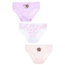   Gabby's Dollhouse lenjerie pentru copii, chiloți 3 bucăți/pachet 3/4 ani