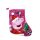 Purcelușa Peppa Șosetă de șemineu de Crăciun, cizmă 42 cm
