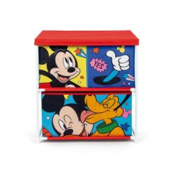   Disney Mickey  Pluto suport de depozitare pentru jucării cu 3 compartimente 53x30x60 cm