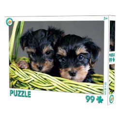 Animale Puzzle cu câini 99 bucăți