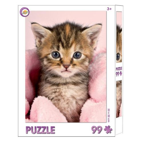 Animale Puzzle cu pisici 99 bucăți