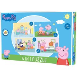 Purcelușa Peppa Puzzle 4-în-1