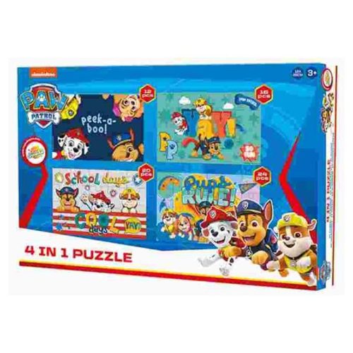 Patrula Cățelușilor Puzzle 4 în 1