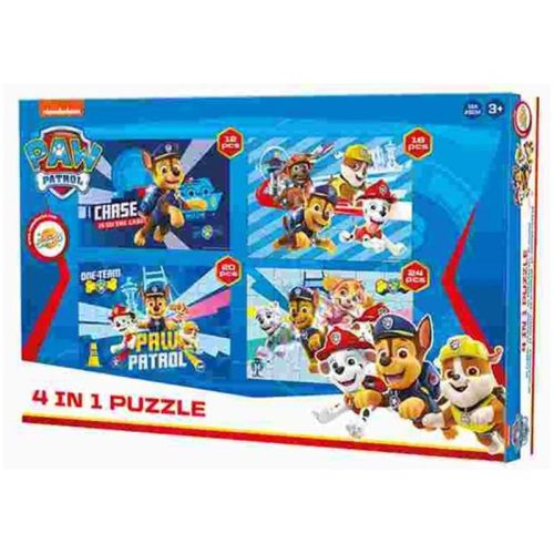 Patrula Cățelușilor Puzzle 4-în-1