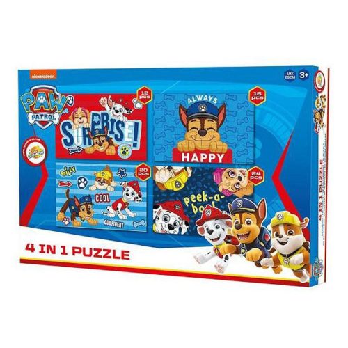 Patrula Cățelușilor Puzzle surpriză 4 în 1