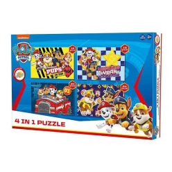 Patrula Cățelușilor Puzzle Pups 4 în 1