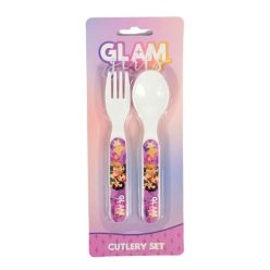 Glam Girls Team set de tacâmuri din plastic - 2 bucăți