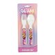 Glam Girls Team set de tacâmuri din plastic - 2 bucăți