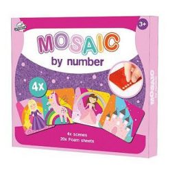 Prințese Set Creativ Mozaic din Spumă Prințesă