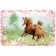 Cal Mare and Foal suport de farfurie 43x28 cm
