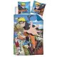 Naruto Hidden Leaf set de lenjerie de pat 140×200cm, 65×65 cm