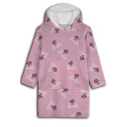 Barbie pătură poncho din pluș polar