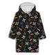 Naruto Shuriken pătură din fleece plușată, poncho 7-14 ani