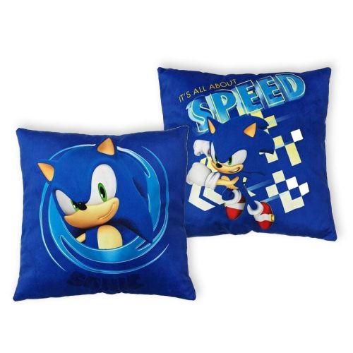 Sonic Ariciul Speed Pernă echipă, pernă decorativă 40x40 cm Velur