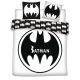 Batman White dublu, dublu cuvertură de pat 240×220cm, 65x65 cm
