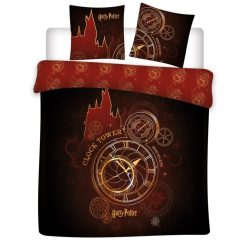  Harry Potter Clock Tower dublu, dublu cuvertură de pat 240×220cm, 65x65 cm