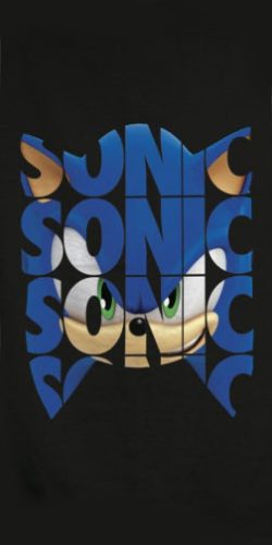 Sonic Ariciul Prosop de baie , prosop de plajă 70x140cm (Uscare Rapidă)