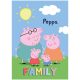 Purcelușa Peppa Pătură polară Family 100x140cm