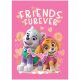 Patrula Cățelușilor Friends Furever pătură din fleece 100x140cm