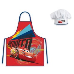 Disney Mașini Lightning șorț pentru copii set 2 bucăți