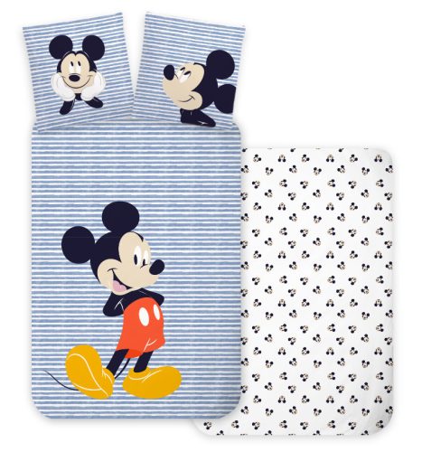 Disney Mickey  Strip lenjerie de pat pentru copii 100×140 cm, 40×45 cm