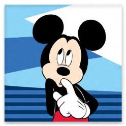   Disney Mickey  Shy prosoape de mână, prosop pentru față, prosop 30x30cm