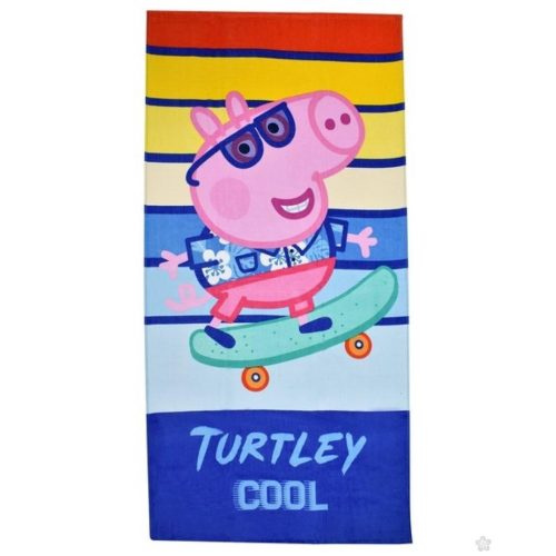 Purcelușa Peppa Catch a Wave prosop de baie, prosop de plajă 70x140cm