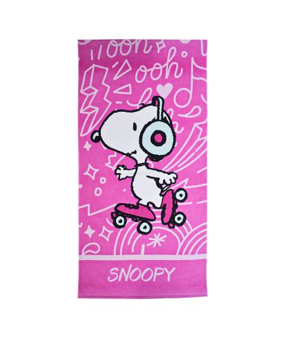 Snoopy Skate prosop de baie, prosop de plajă 70x140cm
