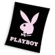 Playboy Black pătură polar de coral fleece 150x200cm