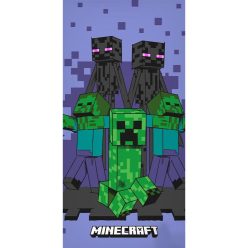 Minecraft Purple prosop de baie, prosop de plajă 70x140cm