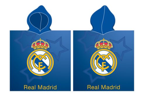 Real Madrid Star poncho prosop de plajă 55x110 cm (Fast Dry)