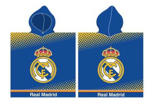Real Madrid Blue poncho prosop de plajă 55x110 cm