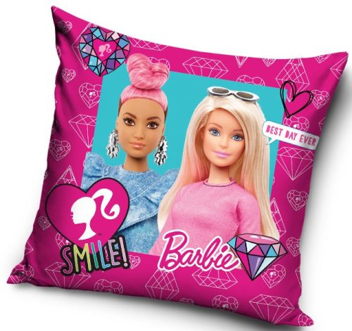 Barbie Smile husă de pernă 40x40 cm Catifea