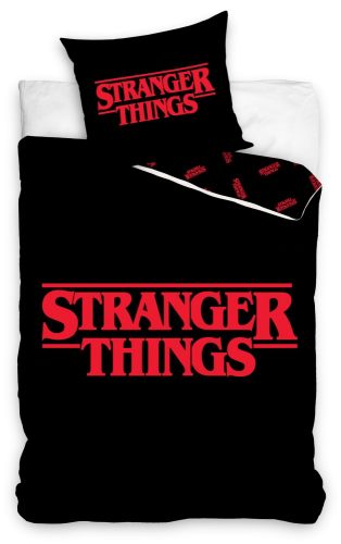 Stranger Things Titel husă de pat 140×200cm, 70×90 cm