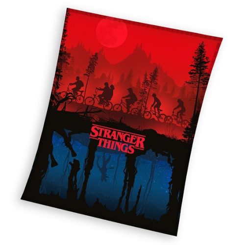 Stranger Things Upside Down pătură polară coral fleece 150x200cm