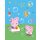 Purcelușa Peppa Bubbles pătură coral fleece 130x170cm