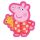 Purcelușa Peppa Sleep pernă formă, pernă decorativă 31x34 cm