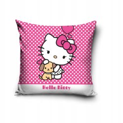 Hello Kitty Puppy Față de pernă din 40x40 cm