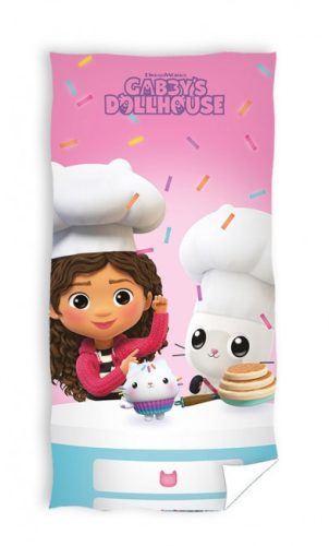 Gabby's Dollhouse Baking prosop de baie, prosop de plajă 70x140cm