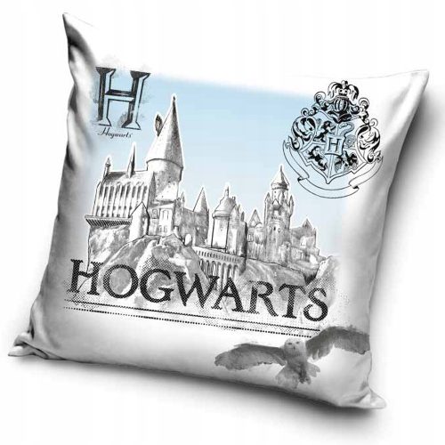 Harry Potter White Hogwarts husă de pernă decorativă 40x40 cm Velur